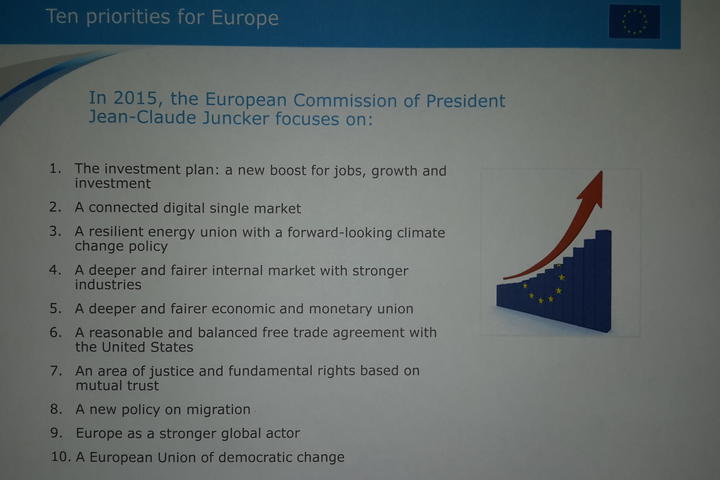 Claude Junker's 10 priorities Claude Junker's 10 priorities