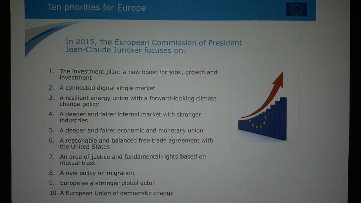 Claude Junker's 10 priorities