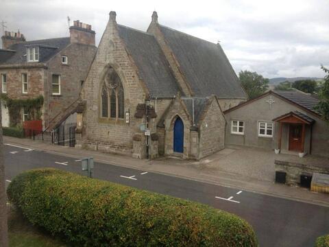 St James and its Church Hall, Dingwall